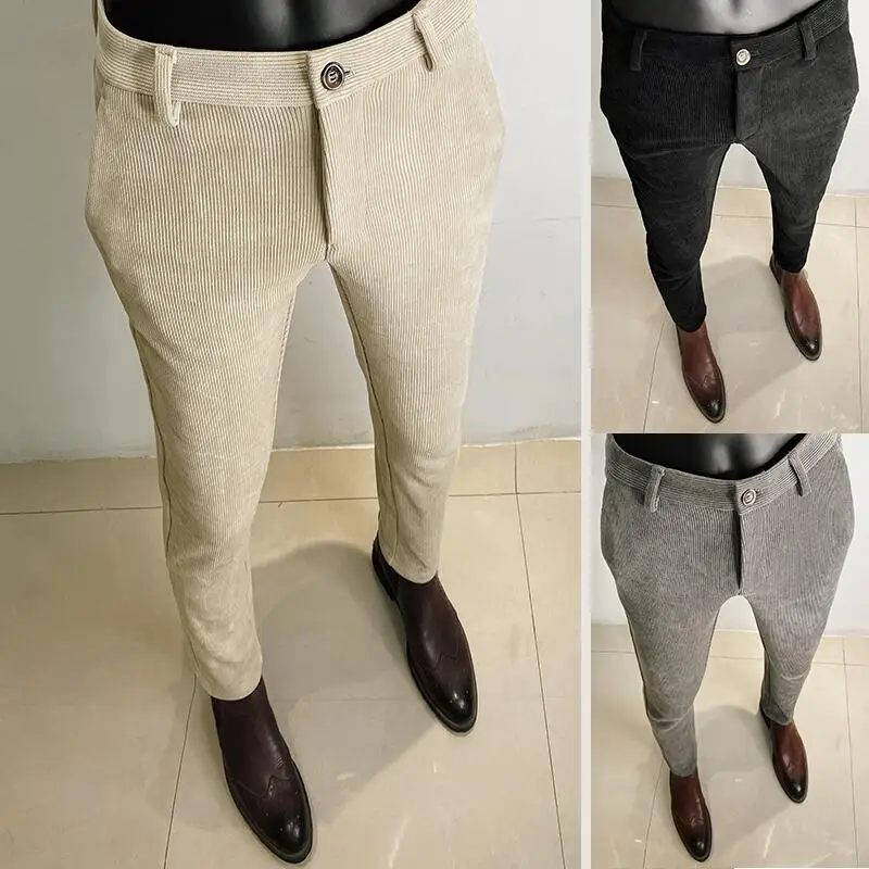 Men'S Formal Wear For Office - 男性用の厚手の袖付きウールジャンプスーツ,ビジネス用のストライプパンツ,フォーマルウェア,オフィス,ソーシャルドレス,高品質,秋冬