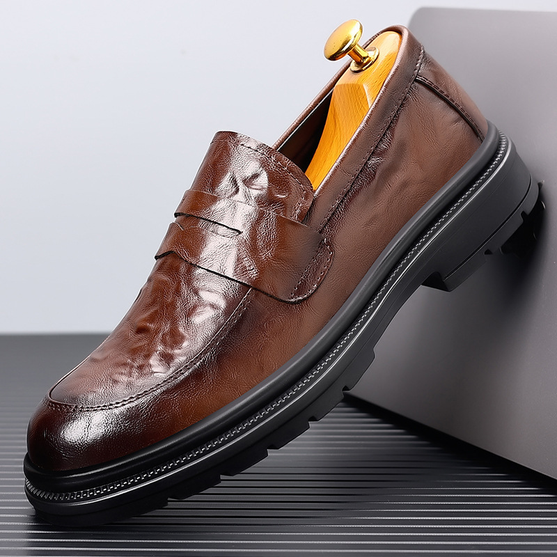 メンズレザーシューズ、カジュアルビジネスに最適、多用途で快適 - Men'S Formal Wear For Office のレビューと価格