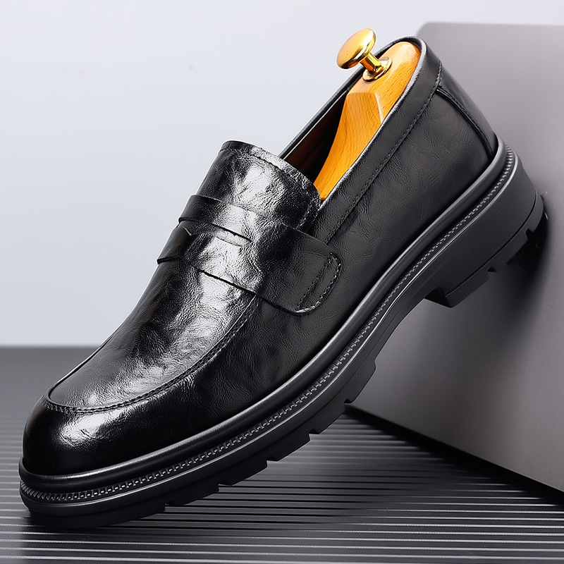 メンズレザーシューズ、カジュアルビジネスに最適、多用途で快適 - Men'S Formal Wear For Office のレビューと価格