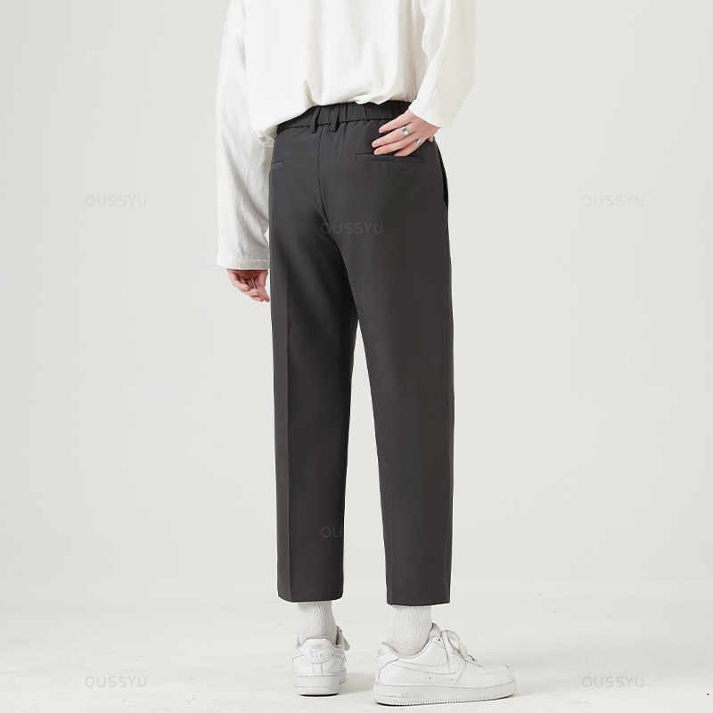 ブランド服スムーズスーツパンツ男性ビジネスフォーマル足首丈ワ - Men'S Formal Attire のレビューと価格