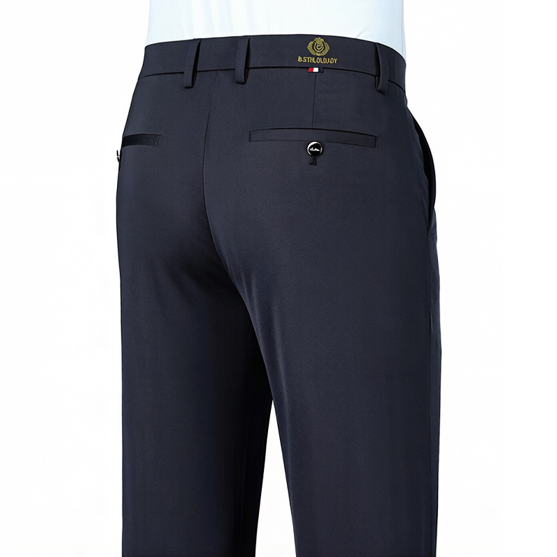 2026年ファッションメンズストレッチパンツフラットフロント - Men'S Formal Attire のレビューと価格