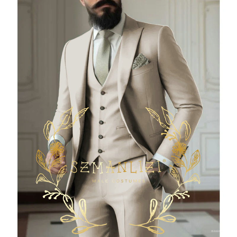 メンズグリーンビジネススーツ,ウェディングドレス,ジャケット - Men Formal Wear Green のレビューと価格