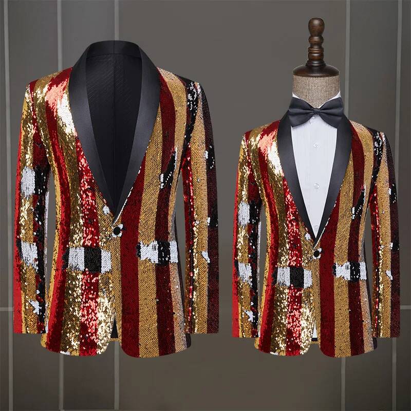 男性用コスチューム、ステージパフォーマンス、歌手、司会者、フ - Men'S Formal Attire のレビューと価格